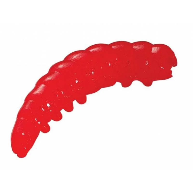 Berkley PowerBait Honey Worm Red Bienenmaden Imitate 55 Stück Meistverkauft