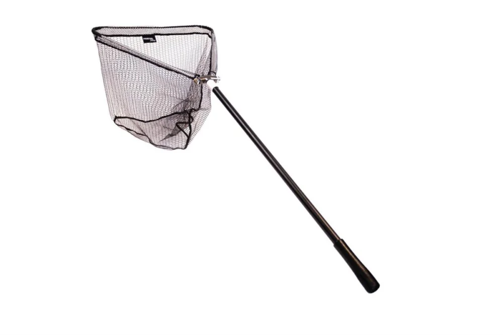 Mostal Kescher Black 2,50m / 67 x 67cm Gummiert Teleskopierbar Klappkescher Günstig
