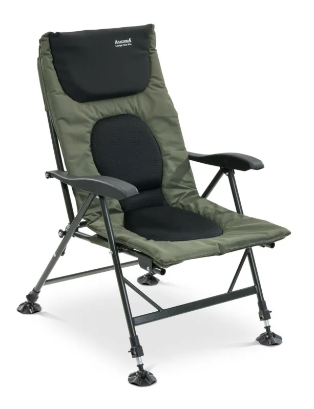 Neuheit Anaconda Lounge Chair XT-6 Angelstuhl Karpfenangeln Camping Stuhl