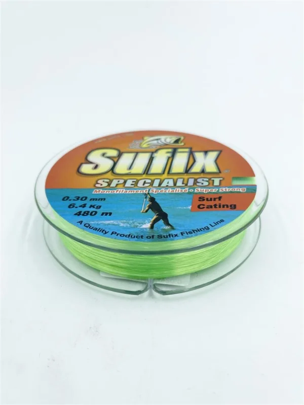 Preis Gesenkt Sufix Specialist Surf 0,30mm 6,40Kg 480m Monofilschnur Brandungsschnur Meer