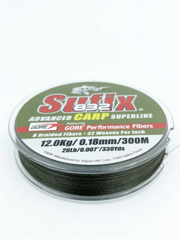 Sufix 832 Advanced Superline 0,18mm 12,0Kg 300m GORE Geflochtene Schnur Jetzt Kaufen