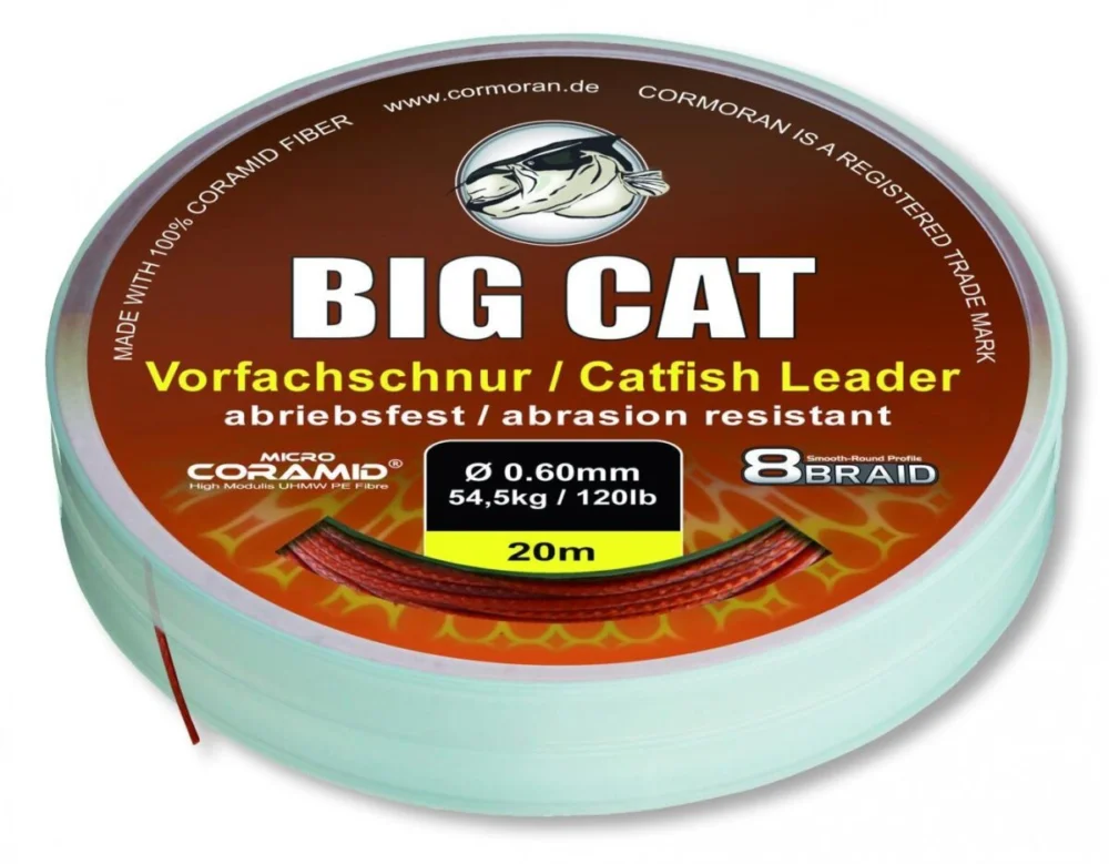 Top-Angebot Cormoran BC Vorfachschnur 1,00mm / 100kg / 20m Big Cat Wallervorfach Schnur