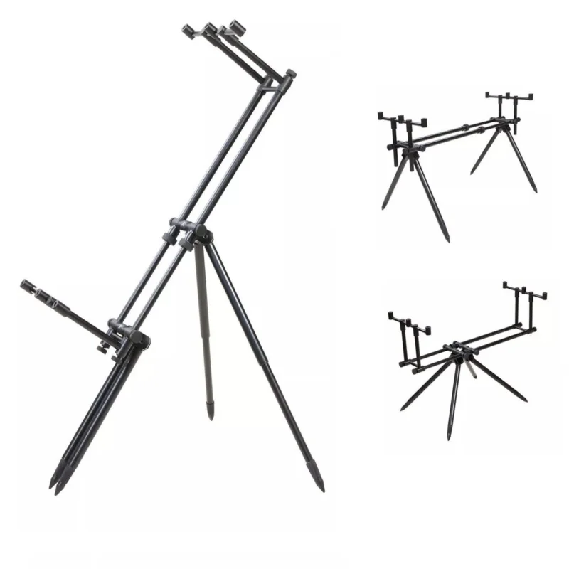 James Cook Mechanism Rod Pod 3er Rutenständer mit Tasche Preis Gesenkt