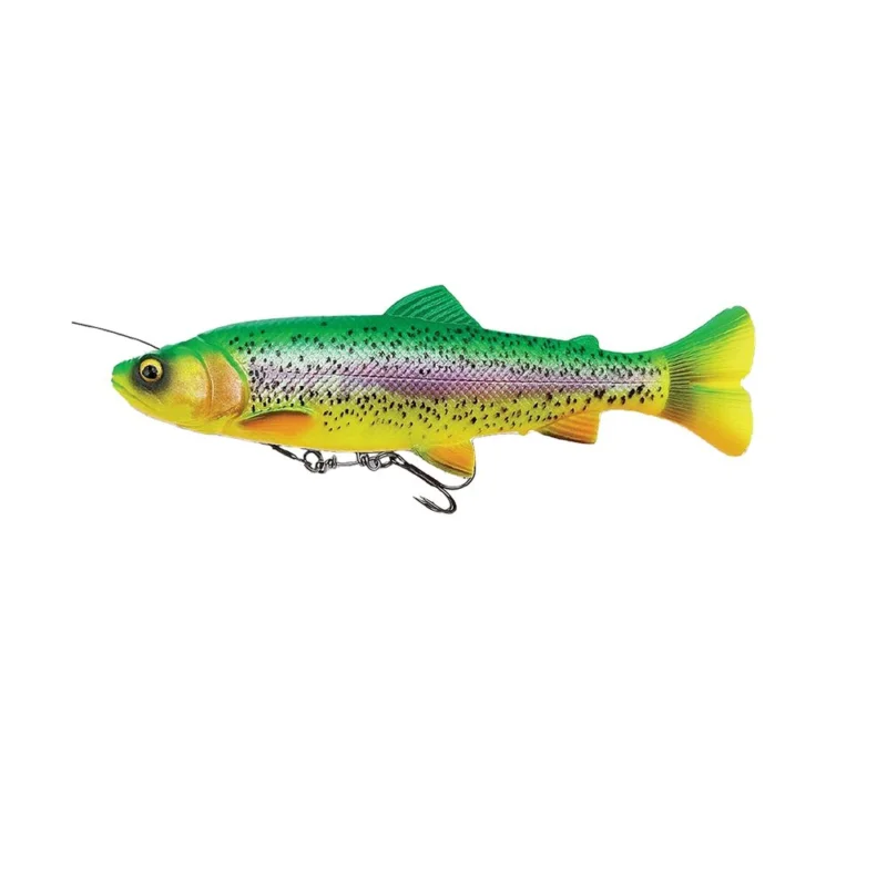 Savage Gear 4D Line Thru Pulsetail Trout 20cm 102g SS Firetrout SchleppköderHecht Sale Sichere Zahlung