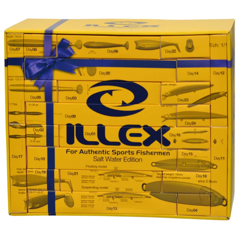 Finale Aktion Illex Adventskalender Salt Water für Angler Raubfischangeln Geschenk
