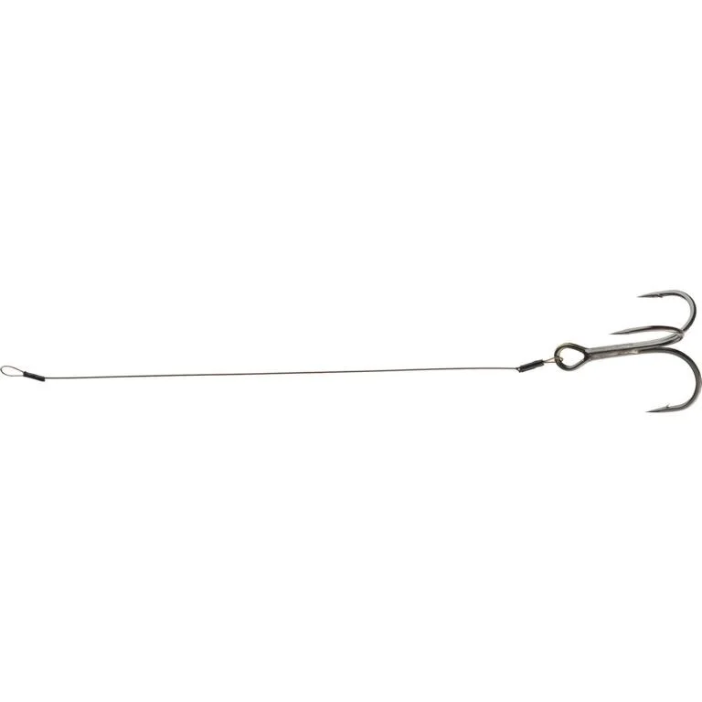 Expressversand Daiwa Tournament Stahl Vorfach mit Drilling 50cm Gr.1 17kg