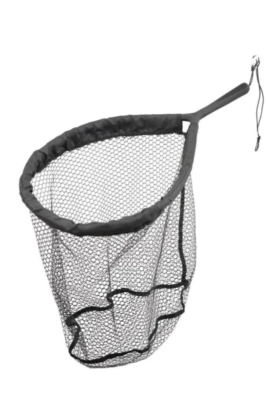 Preisreduziert Savage Gear Pro Finezze Rubber Mesh Net 40x50x50cm Floating Kescher Watkescher