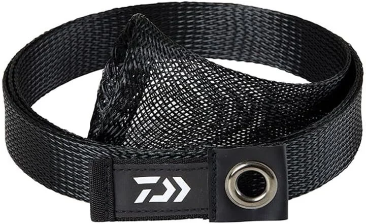 Daiwa Rod Mesh Cover Long Black 160x3cm Angelruten-Schutz Rutensocke Cast & Spin Futteral Sichere Zahlung