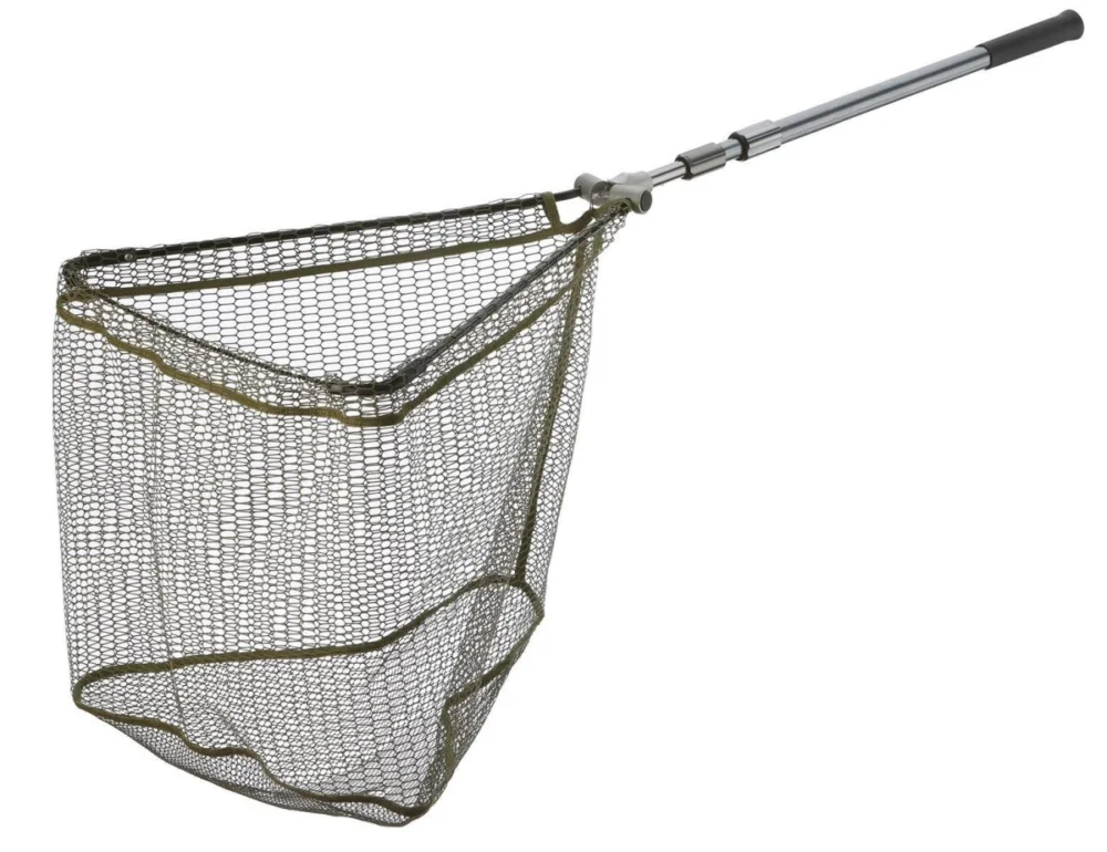 Wochenendangebot Cormoran Klappkescher 6246-3 60x60cm 260cm 3-teilig gummiertes Netz Angelkescher