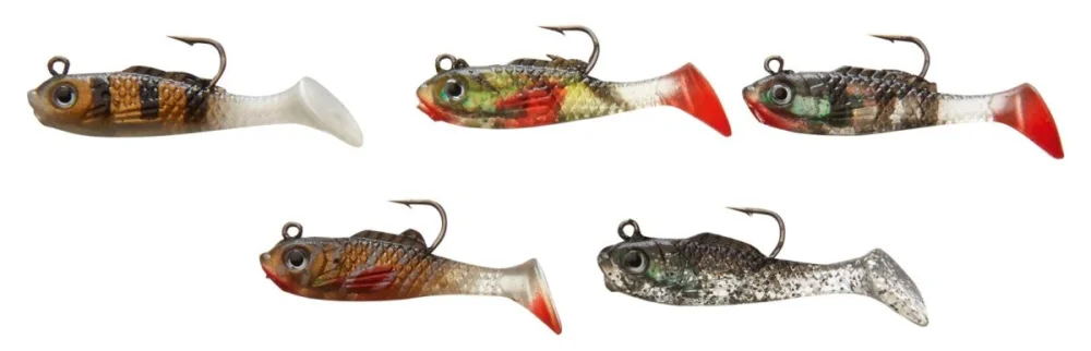 Cormoran Hunky-ST Gummifische 5 Stück Jigs fertig montiert 3,5cm / 1,8g Aktuell