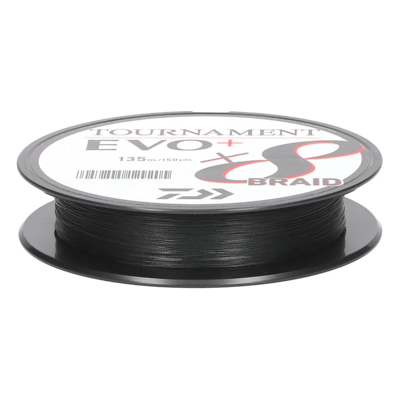 Begrenztes Angebot Daiwa Tournament x8 Braid EVO+ 0,12mm 8,6kg 135m dunkelgrün Geflochtene Schnur