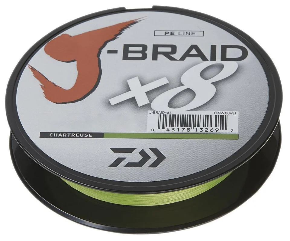 Schneller Versand Daiwa J-Braid X8 0,24mm 18Kg 150m chartreuse 8-Fach geflochtene Schnur