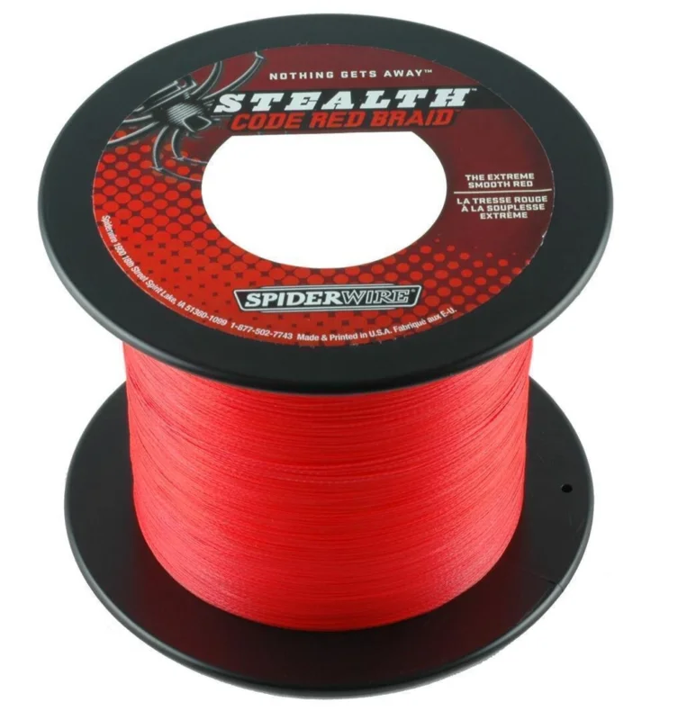 Spiderwire STEALTH CODE RED 0,30mm 23,06Kg 3000m geflochtene Schnur Neue Kollektion