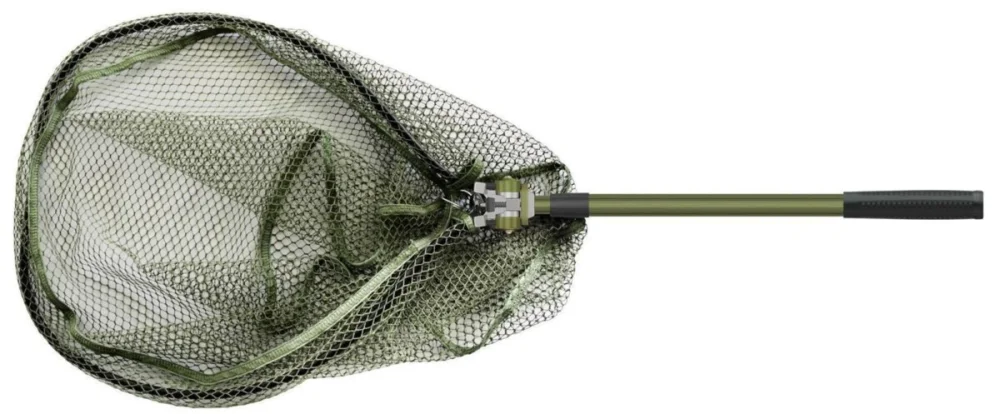 Must-Have Cormoran Klappkescher 1,46m 50x43cm Raubfisch Bootskescher gummiertes Netz Hechtkescher