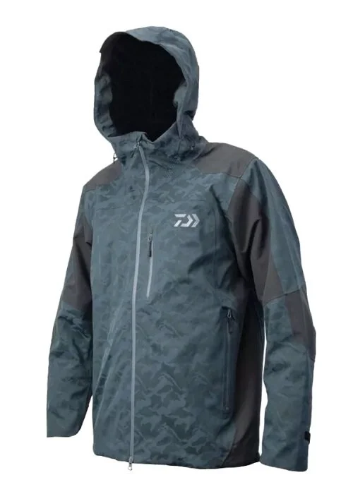 Daiwa Rainmax Jacket Steel Grey Gr. XL Regenjacke atmungsaktiv Sale