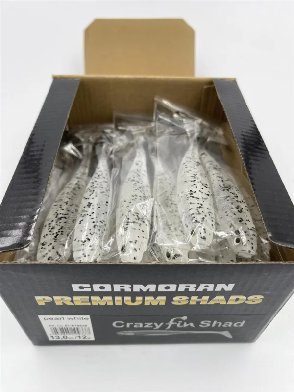 Preisreduziert Cormoran Gummifische Bulk Crazy Fin Shad 13cm PW Gummiköder 36 Stück