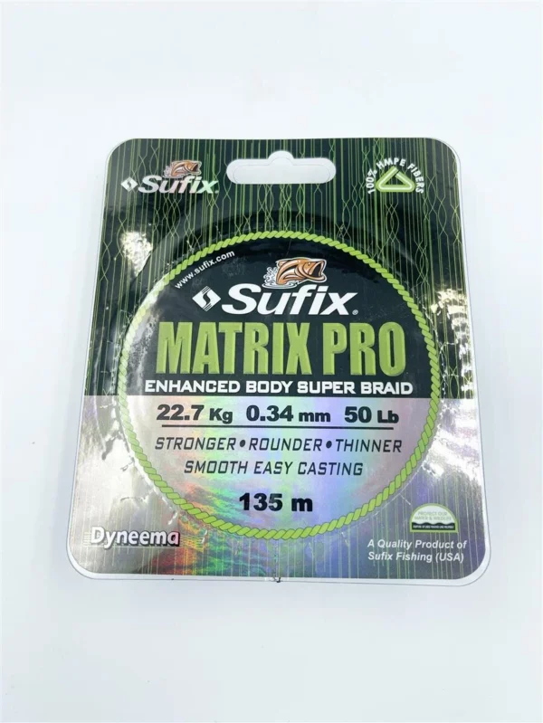 Sufix Matrix Pro Black 135m 0,34mm Geflochtene Schnur Expressversand
