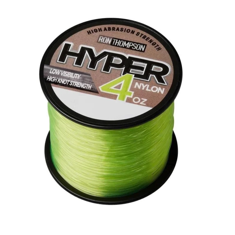 Ron Thompson Hyper 4OZ Nylon 0,50mm 430m 16Kg 35lbs Flour Yellow monofile Schnur Garantierte Lieferung