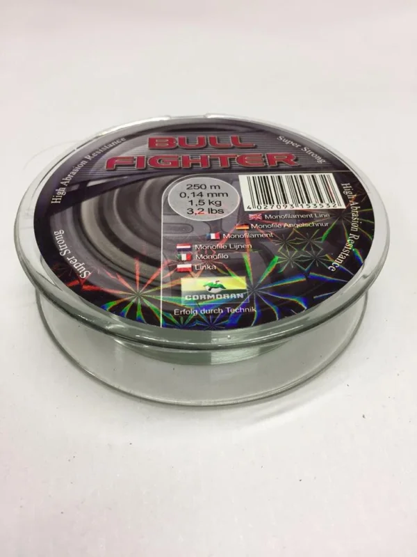 Markenprodukt Cormoran Bull Fighter Schnur 0,14mm 1,5kg 250m Monofile Angelschnur