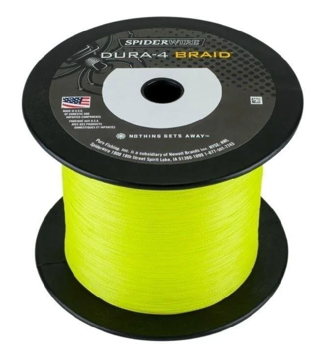 Bestseller Spiderwire DURA 4 BRAID 1800M 0.14MM/11.8KG-26LB YELLOW