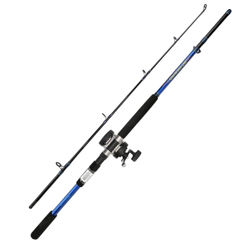 Shakespeare Norwegen Boat Combo 20-30lb 2,10m Meeresrute + Multirolle LH Schneller Versand