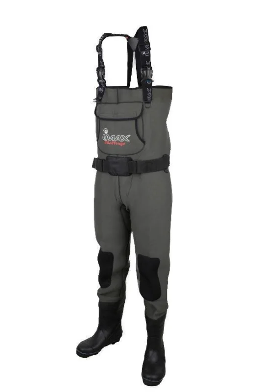 Imax Challenge Chest Neo Wader Cleated Gummisohle Neopren Wathose Neu Im Sortiment