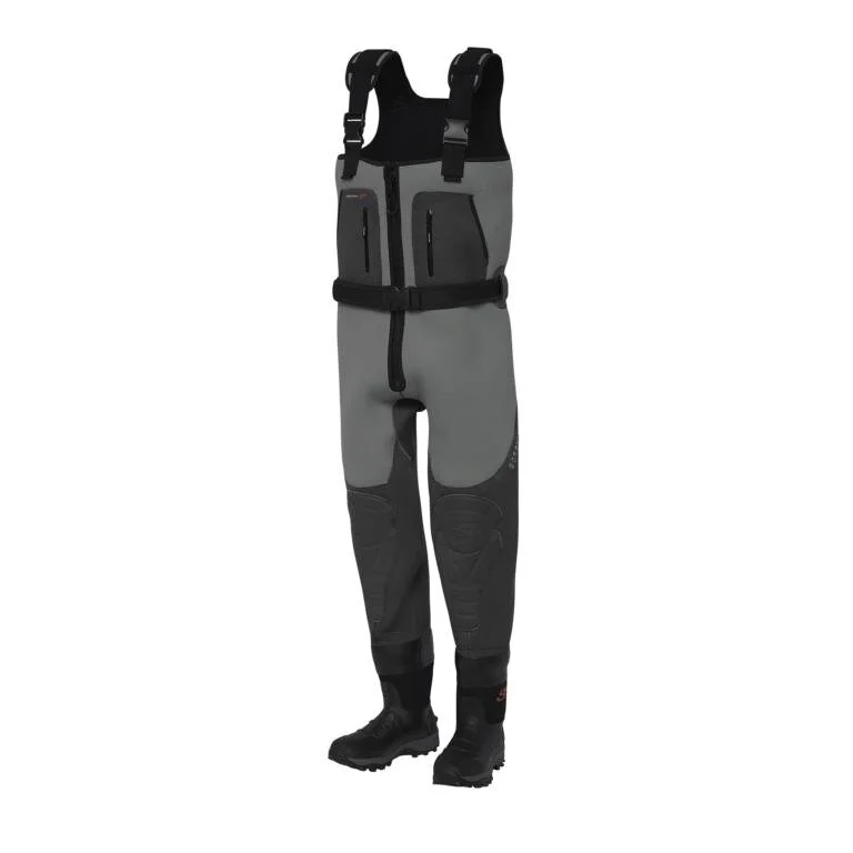 Scierra Yosemite Neo 5mm Chest Bootfoot Cleated M 40/41 - 6/7 Grey / Dark Grey Meistverkauft