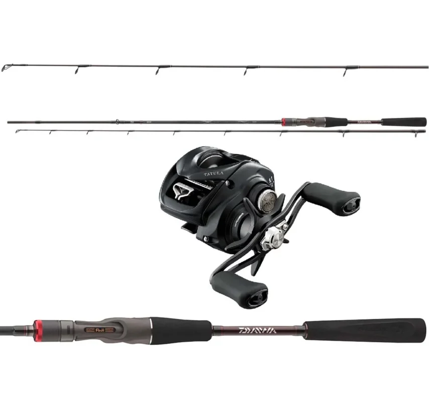 Kracherpreis Daiwa Baitcastcombo Ballistic 2,10m 7-21g + Tatula TW 100L Baitcaster Angelset