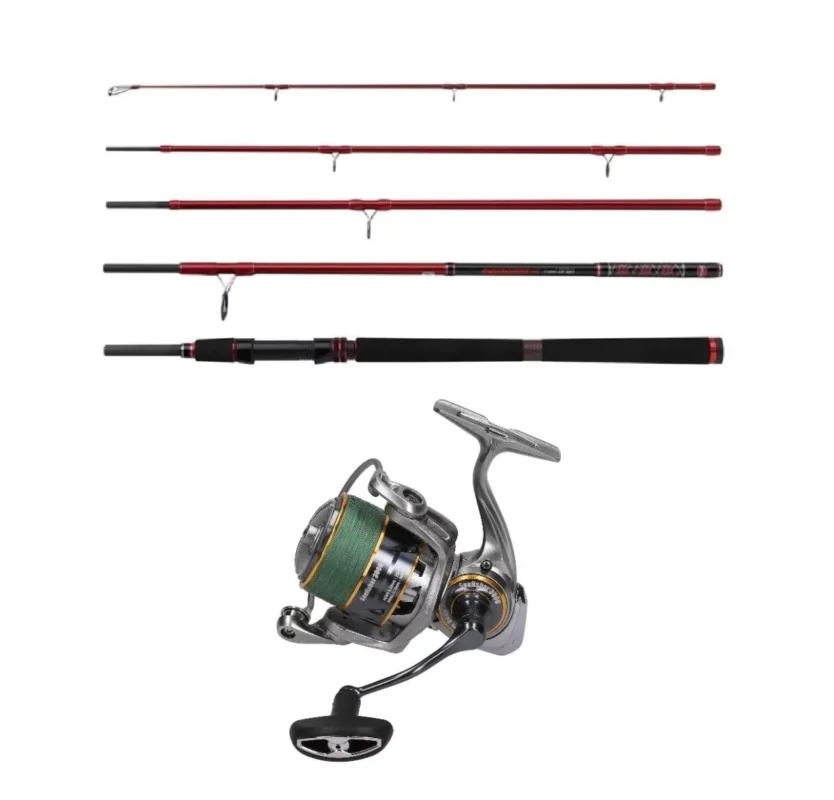 Direktkauf Salzwassercombo PENN Squadron III Travel SW Spin 2.70m / 20-50g + Seafisher 3000 Salzwasser Spinrolle