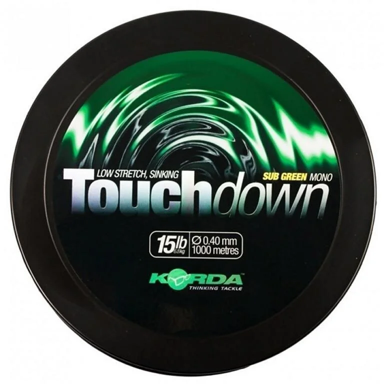 Preiswert Korda TouchdownGreen 10lb 0,30mm 1000m monofile Karpfen Angelschnur