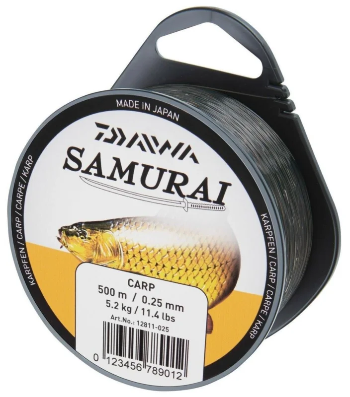 Nur Für Kurze Zeit Daiwa Samurai Karpfen 0,25mm / 5,2kg / 500m Monofile Schnur Karpfenschnur Braun