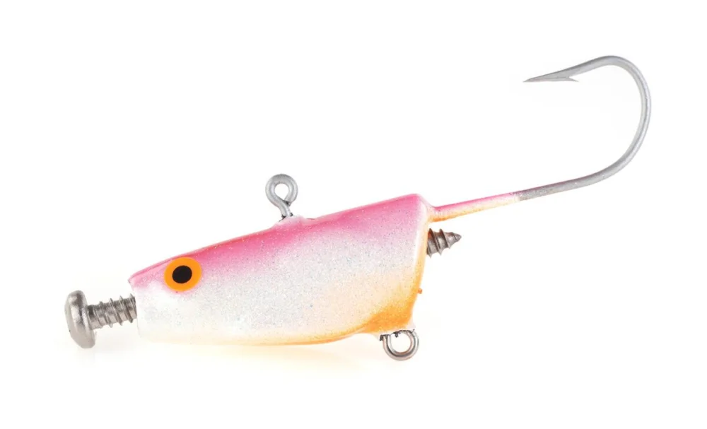 Royber Sandaal Schroyber Kopf 60g PIP Pink Pussy Jigkopf Haken Preis Gesenkt