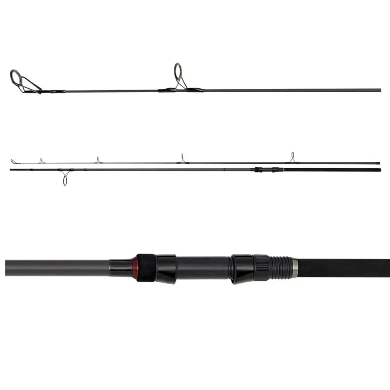 Daiwa Black Widow XT Carp 3,60m / 3,00lbs G50 50mm Starterring Karpfenrute 2-tlg Sichere Zahlung