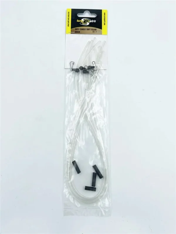 Carp Spirit Anti-Tangle Schlauch Montage Clear 50cm 4 Stück für Karpfen Bleie Heißes Angebot