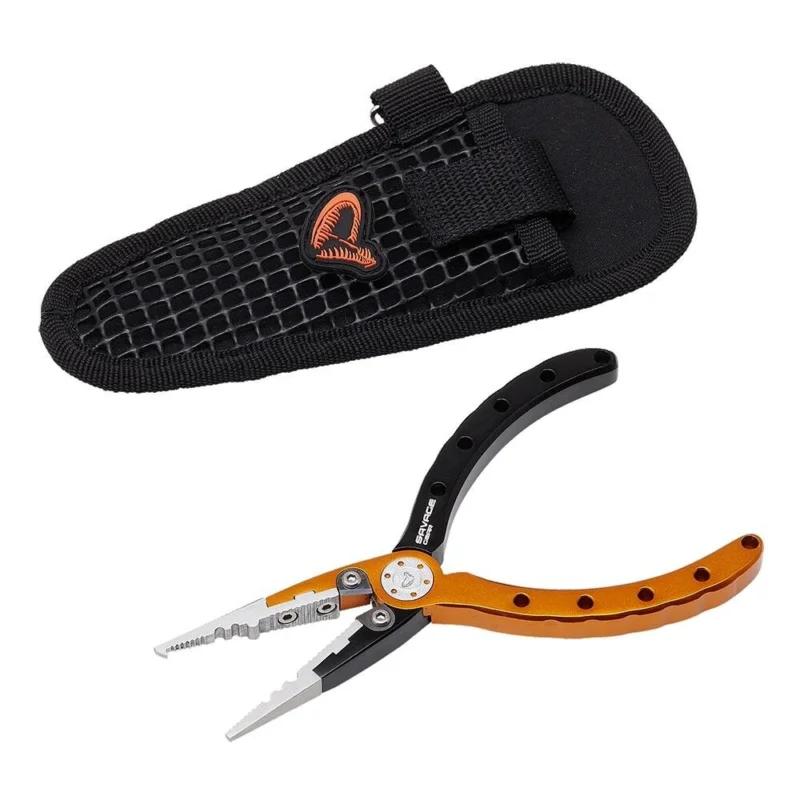 Wochenendangebot Savage Gear Alu Pro Pliers Gr. S 15cm Zange Allround Geflecht Schneidezange