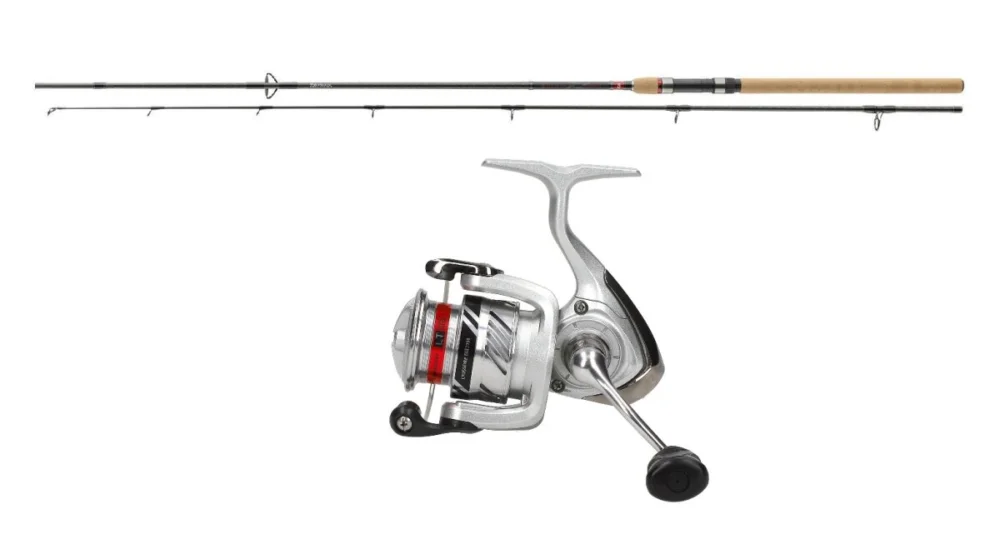 Top-Seller Angelset Spinncombo Daiwa Ninja Spin 2,40m / 7-28g mit Crossfire LT 2500 Angelrolle