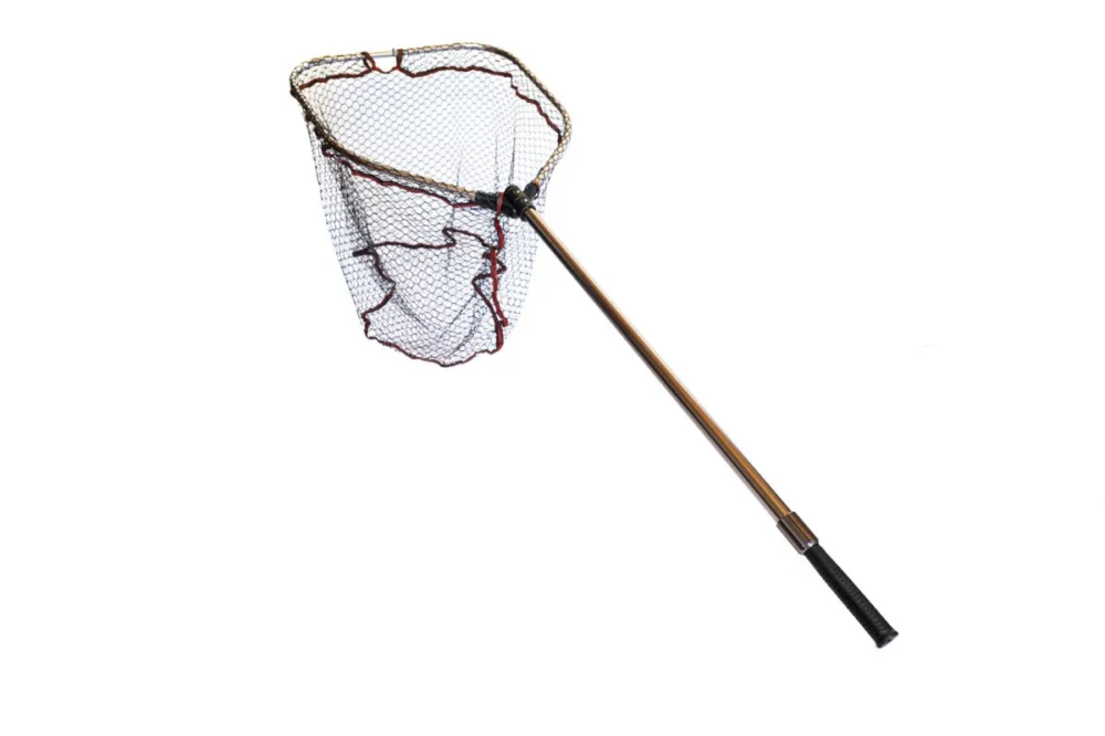 Mostal Bootskescher Gummiert & Faltbar 2,85m 85x70cm Teleskopierbar Raubfischkescher Sonderaktion