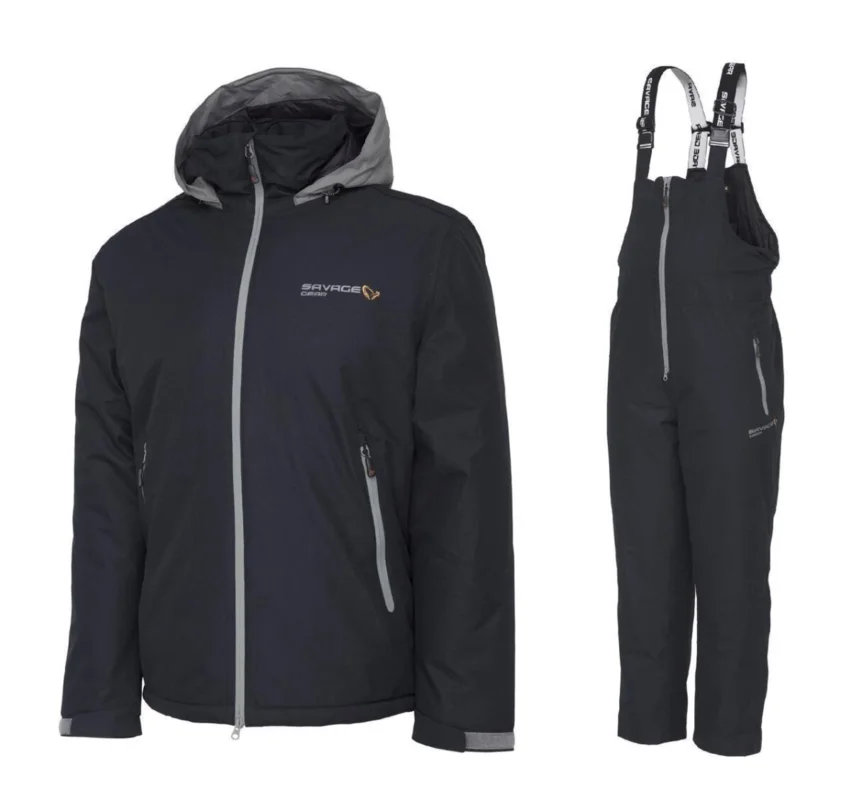 Savage Gear Thermo Suit Gr. XL Thermoanzug 2-teiliger Winteranzug Jacke und Hose gefüttert Top-Angebot