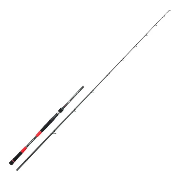 Neu Hearty Rise Fire Master Meter Over Casting 2,44m 80-200g Cast-Spinnrute Baitcastrute