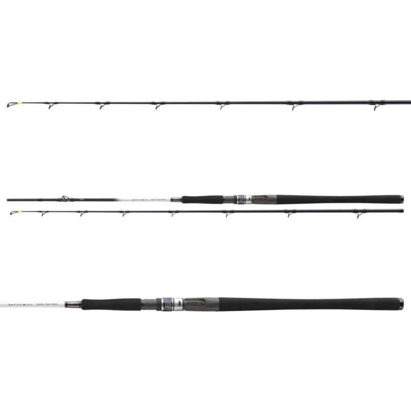 Schneller Versand Daiwa Grandwave Baitcast 2,25m 30-40lbs Bootsrute Heilbutt-Meeresrute