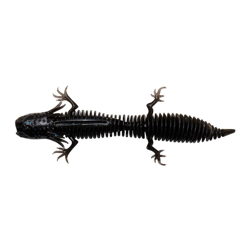 Echt Savage Gear Ned Salamender 7,5cm 3g 5 Stück Floating Black & Blue Gummifische