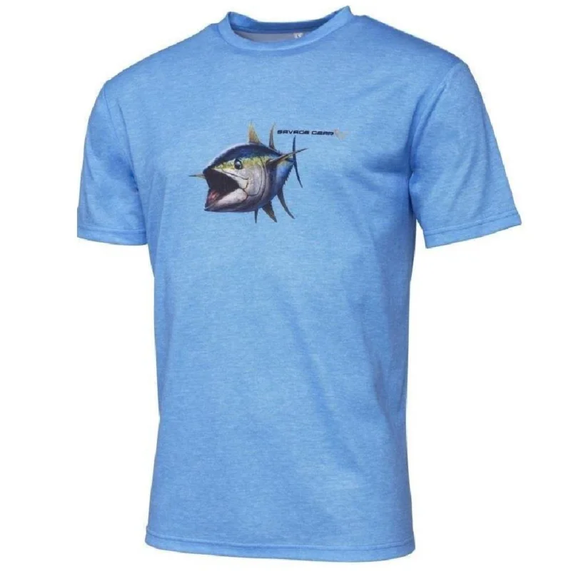 Schneller Versand Savage Gear Tuna Tee Ocean Blue versch. Größen