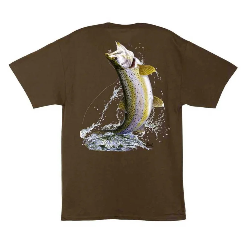 Wochenendangebot Al Agnew Angler T-Shirt CAMISETA PESCA AL AGNEW TROUT ON A FLY Gr.L