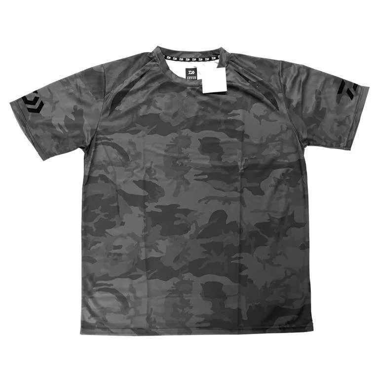 Daiwa T-Shirt atmungsaktiv camo grey Gr. XXL UV-Schutz Finale Aktion