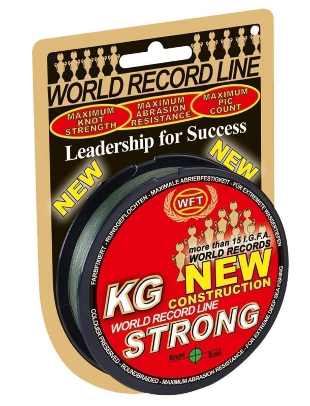 WFT New Strong 0,18mm / 22kg / 300m Green Geflochtene Schnur Rabatt