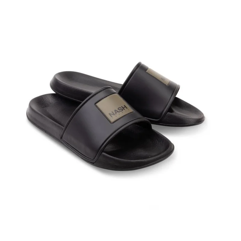 Begrenztes Angebot Nash Sliders Black Gr. 11 / 45 Wasserschuhe Schlappen Badensandalen Schuhe
