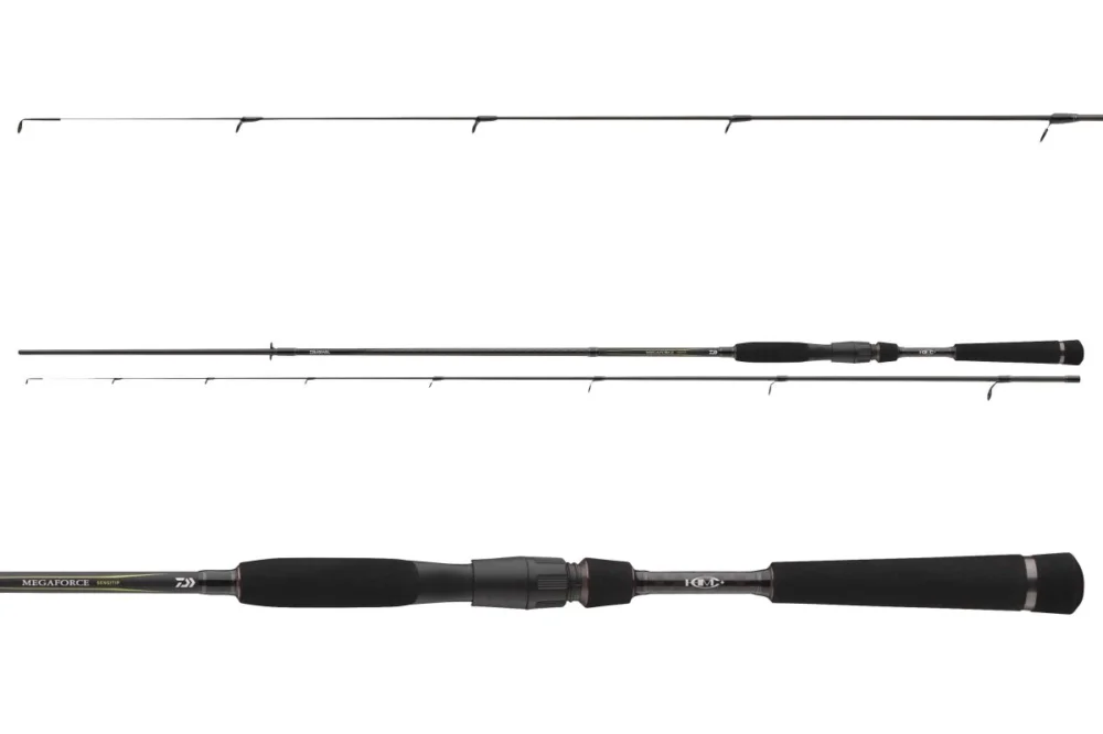 Daiwa Megaforce Sensitip 2,20m 1-9g Spinnrute Ultralightrute Barschrute Echt