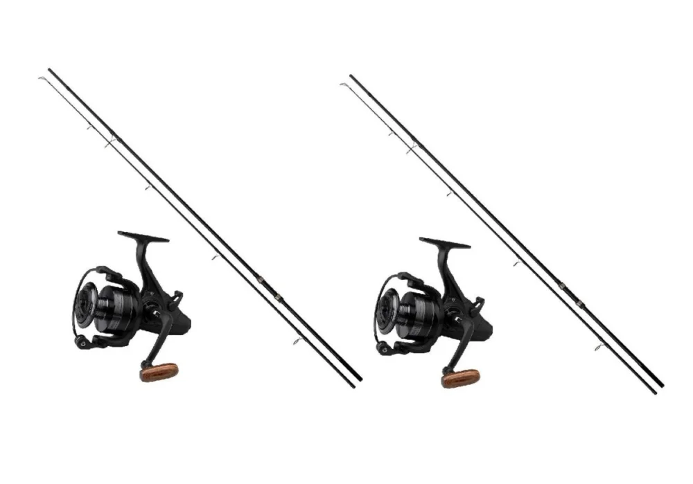 Versand Am Gleichen Tag Karpfencombo 2x Z-Carp After Dark G2 3,60m 3,00lbs + 2x Prologic Avenger 4000 BF Freilaufrolle Paarpreis
