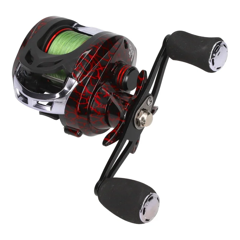 EFT Cast CO 3000LH Braid linkshand Baitcastrolle mit geflochtener Schnur Knallerangebot