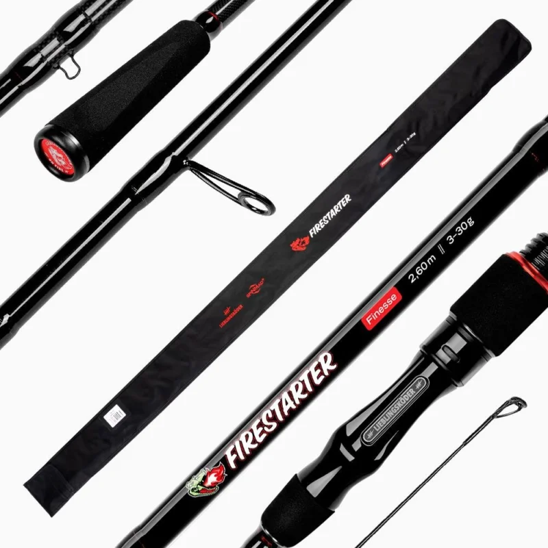 Lieblingsköder Firestarter Finesse 2,60m / 3-30g Spinnrute Top-Angebot